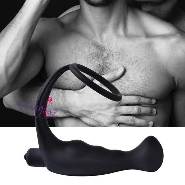 Cockring có rung kích thích hậu môn cực sướng 