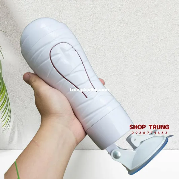 Âm đạo giả gắn tường Crazy Bull Flora với 12 chế độ rung đặc biệt