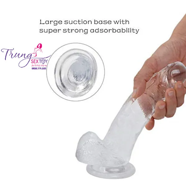 Dương vật giả trong suốt mới lạ, độc đáo