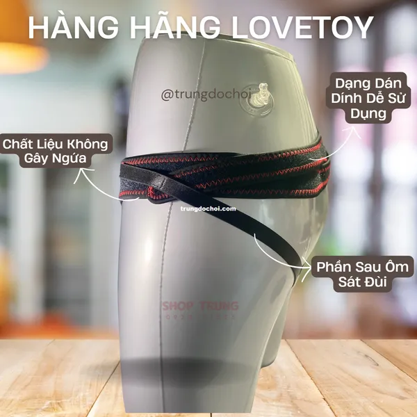 Đai đeo dương vật chính hãng Lovetoy