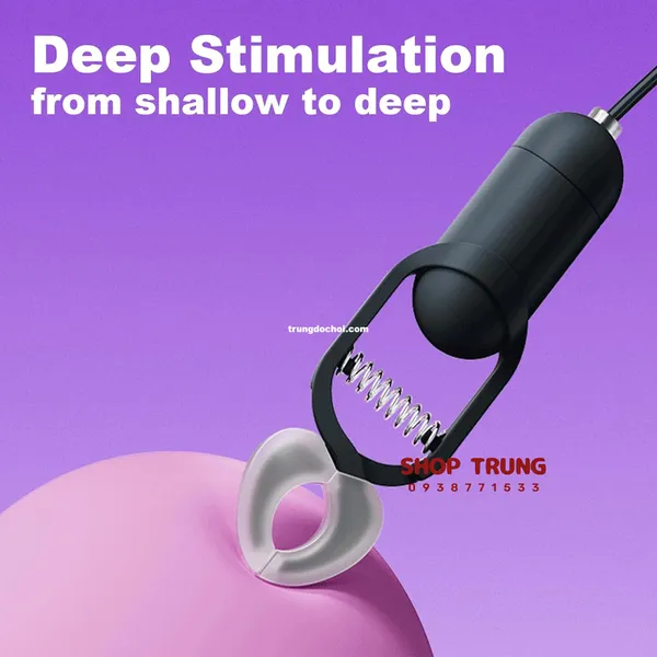 Đồ Chơi Bạo Dâm Kẹp Ti Rung 10 Chế Độ Galaku