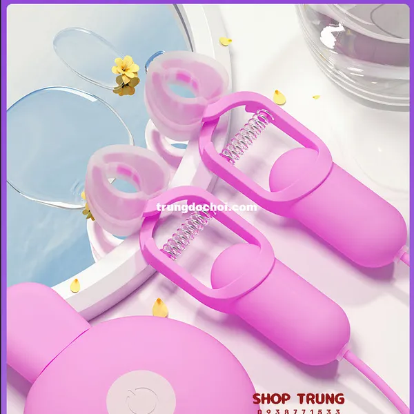 Đồ Chơi Bạo Dâm Kẹp Ti Rung 10 Chế Độ Galaku