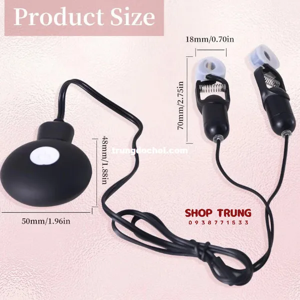 Đồ Chơi Bạo Dâm Kẹp Ti Rung 10 Chế Độ Galaku