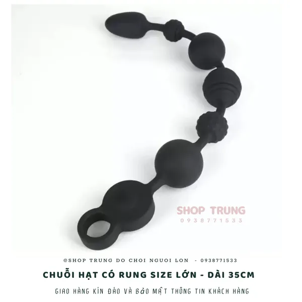 Chuỗi hạt có rung dài 35cm dành cho hậu môn