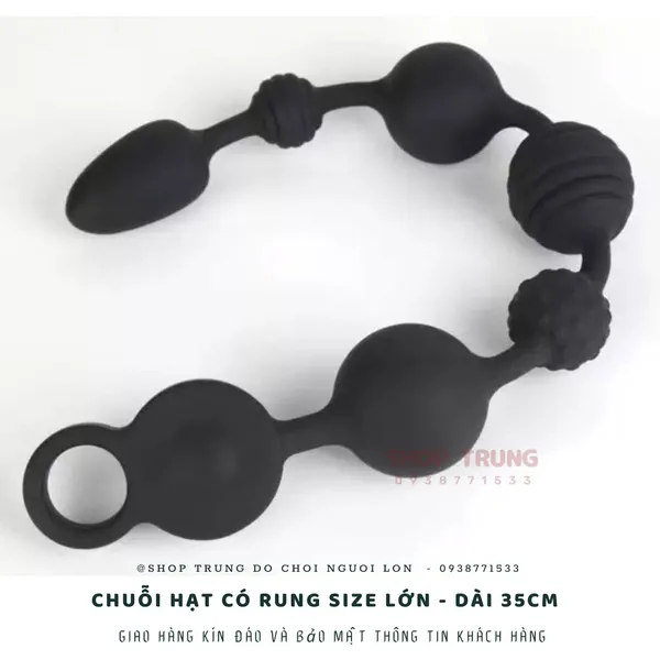 Chuỗi hạt có rung dài 35cm dành cho hậu môn