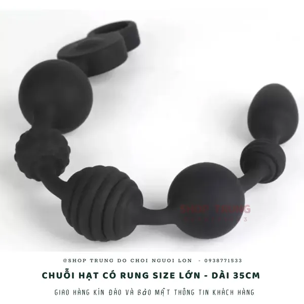 Chuỗi hạt có rung dài 35cm dành cho hậu môn