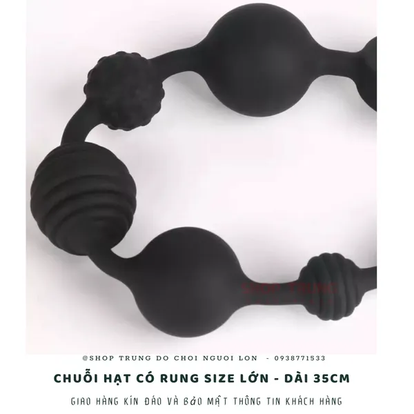 Chuỗi hạt có rung dài 35cm dành cho hậu môn