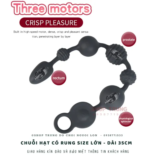 Chuỗi hạt có rung dài 35cm dành cho hậu môn
