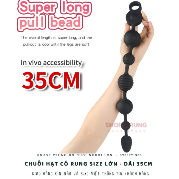 Chuỗi hạt có rung dài 35cm dành cho hậu môn