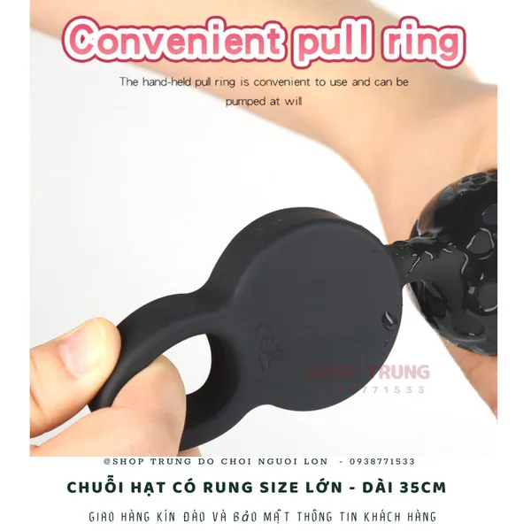 Chuỗi hạt có rung dài 35cm dành cho hậu môn