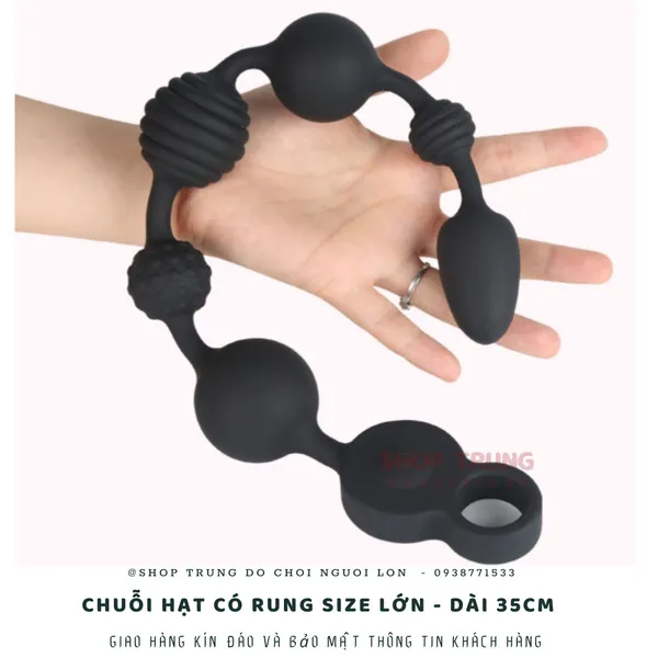 Chuỗi hạt có rung dài 35cm dành cho hậu môn