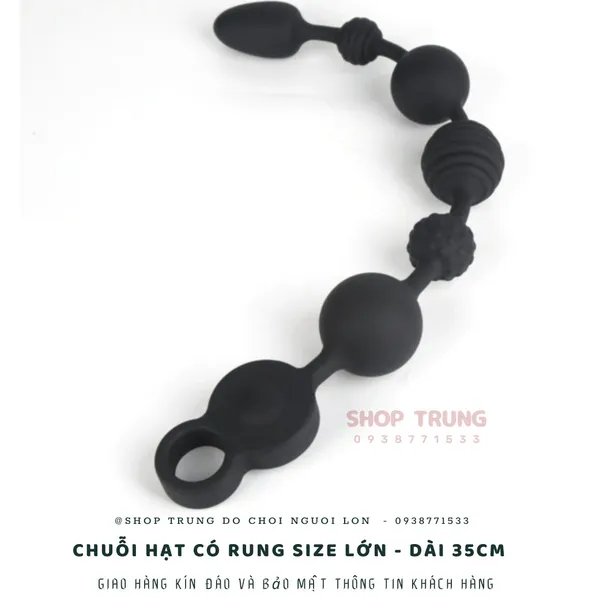 Chuỗi hạt có rung dài 35cm dành cho hậu môn