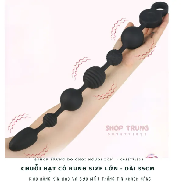 Chuỗi hạt có rung dài 35cm dành cho hậu môn
