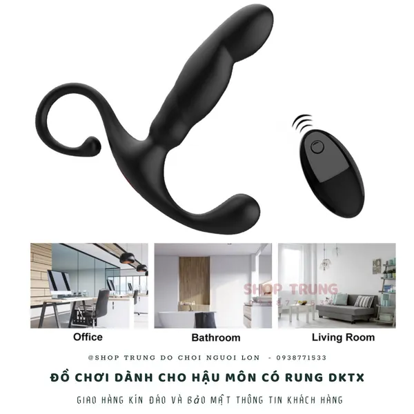 Đồ chơi dành cho hậu môn có rung dạng ngón tay móc