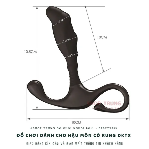 Đồ chơi dành cho hậu môn có rung dạng ngón tay móc