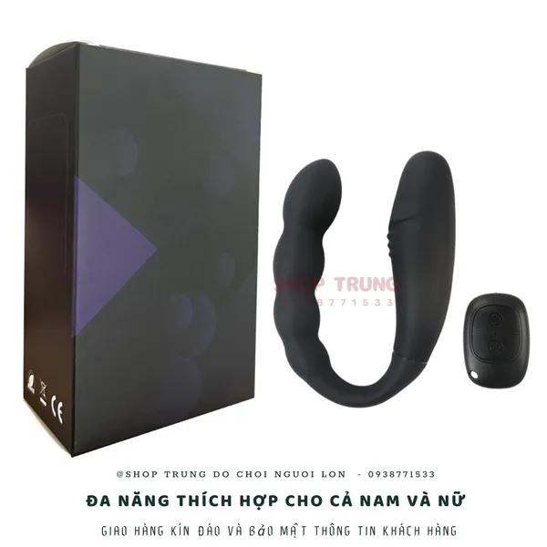 Kích thích hậu môn điều khiển từ xa hình chữ U 