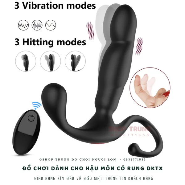 Đồ chơi dành cho hậu môn có rung dạng ngón tay móc