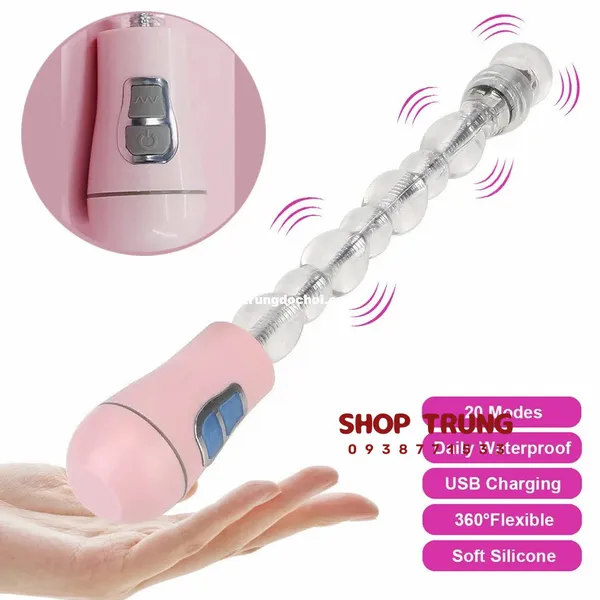 Kích thích tuyệt vời từ đồ chơi lỗ nhị đa năng màu hồng
