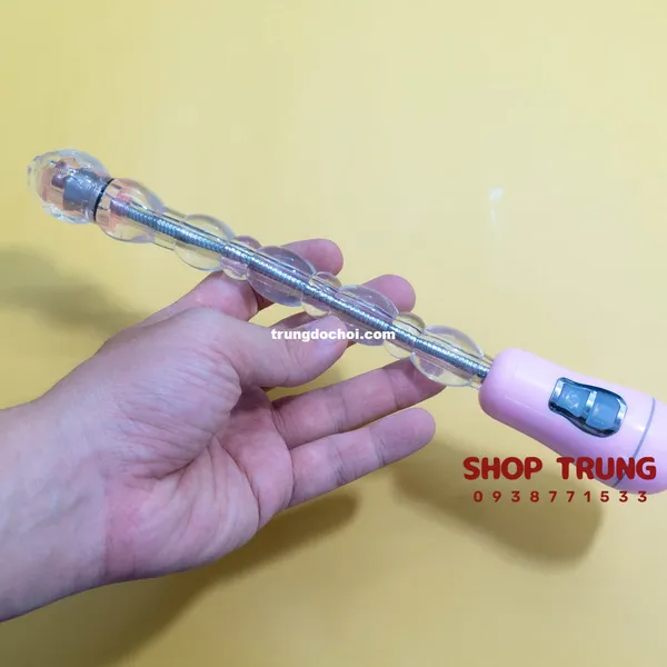 Kích thích tuyệt vời từ đồ chơi lỗ nhị đa năng màu hồng