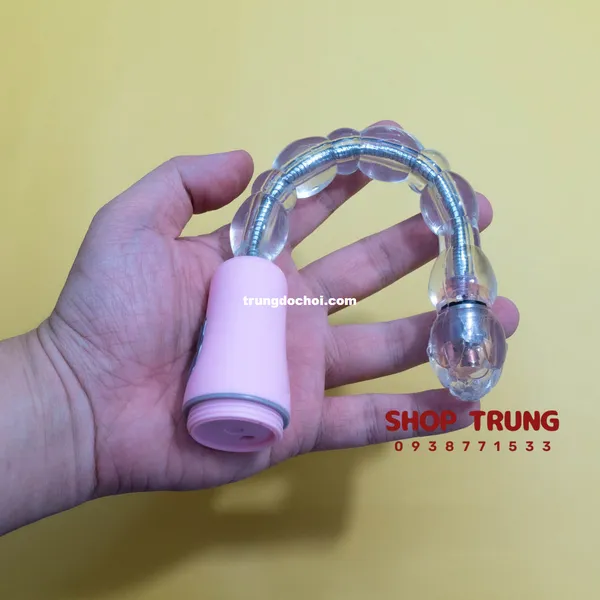 Kích thích tuyệt vời từ đồ chơi lỗ nhị đa năng màu hồng