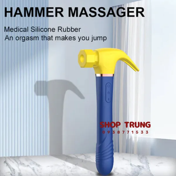 Búa Cầm Tay 7 Chế Độ Hút - Liếm - Rung Thụt Cực Phê