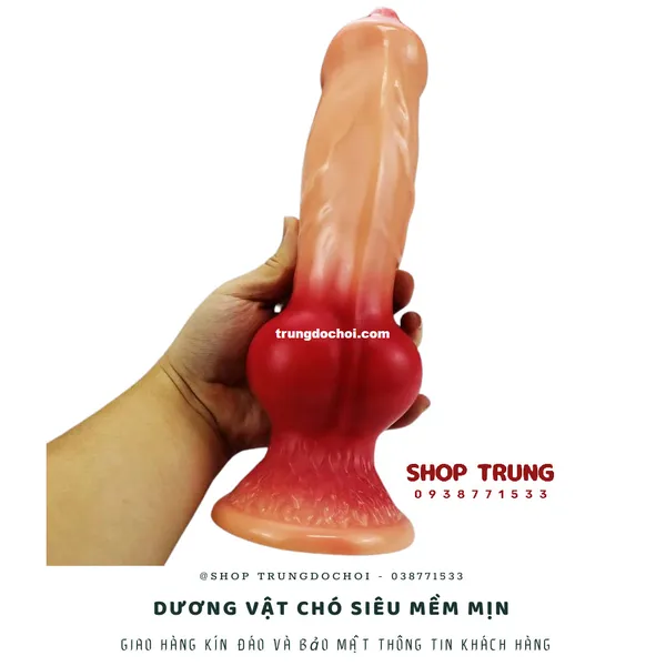 Dương Vật Giả Chó Siêu Mềm Mịn - Giải Tỏa Nhu Cầu Sinh Lý Nữ