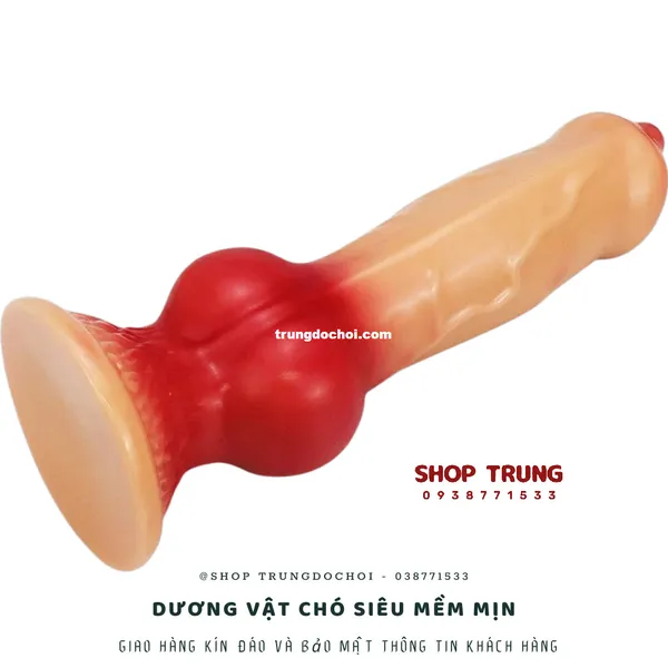 Dương Vật Giả Chó Siêu Mềm Mịn - Giải Tỏa Nhu Cầu Sinh Lý Nữ