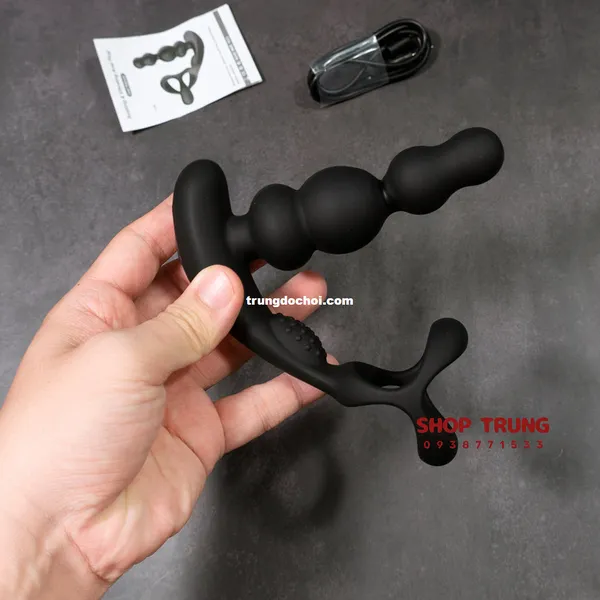 Máy Rung Hậu Môn 10 Chế Độ Rung 3 Chế Độ Ngoáy - An Toàn Thiết Kế Tinh Tế