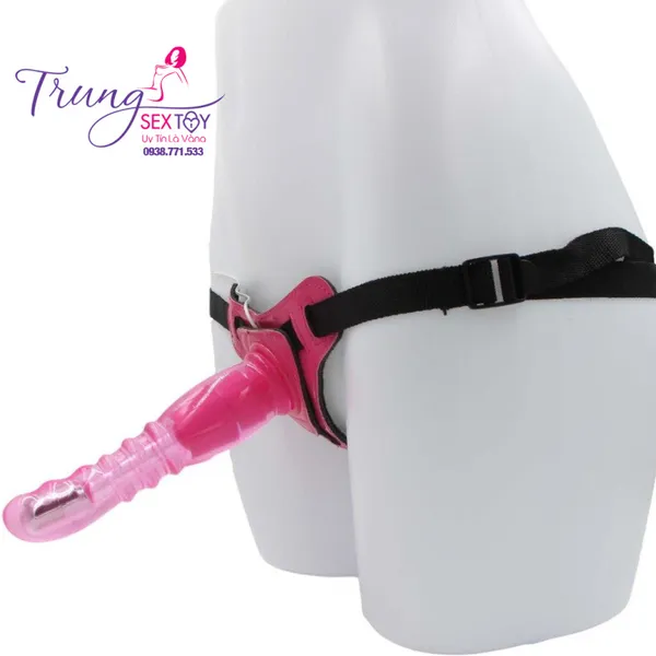 Dương vật giả dây đeo Kit có rung 10 chế độ thỏa mãn mọi nhu cầu