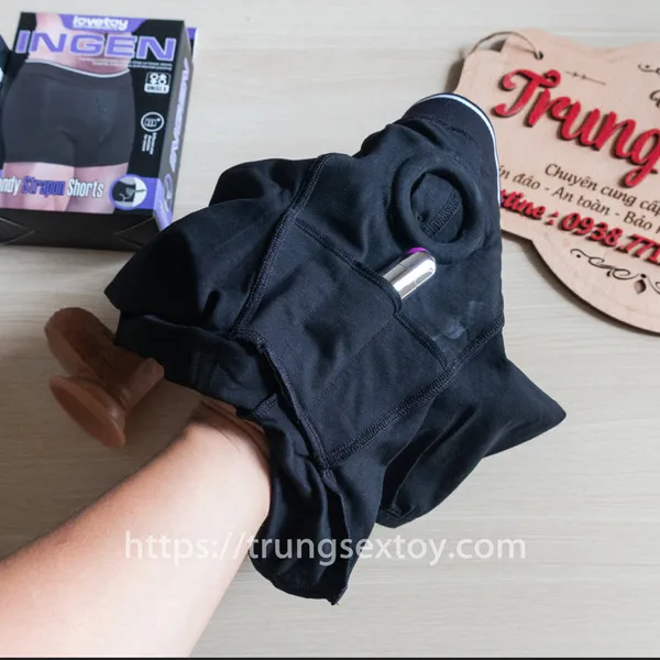 Combo Sextoy Dành Cho Lesbian Quần Cotton Kèm Dương Vật