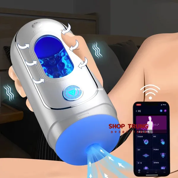 Cốc Tự Sương Galaku Rung 10 Chế Tự Động Nhỏ Gọn, An Toàn, Điều Khiển Qua App