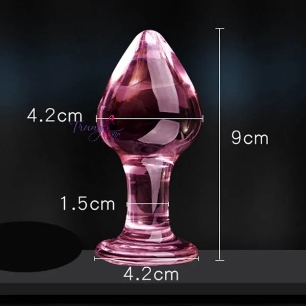 Phích cắm hậu môn bằng thủy tinh Siêu cute