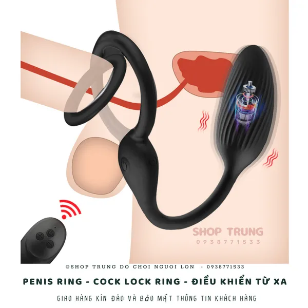 Penis Ring - Cock Lock Ring - Điều khiển từ xa