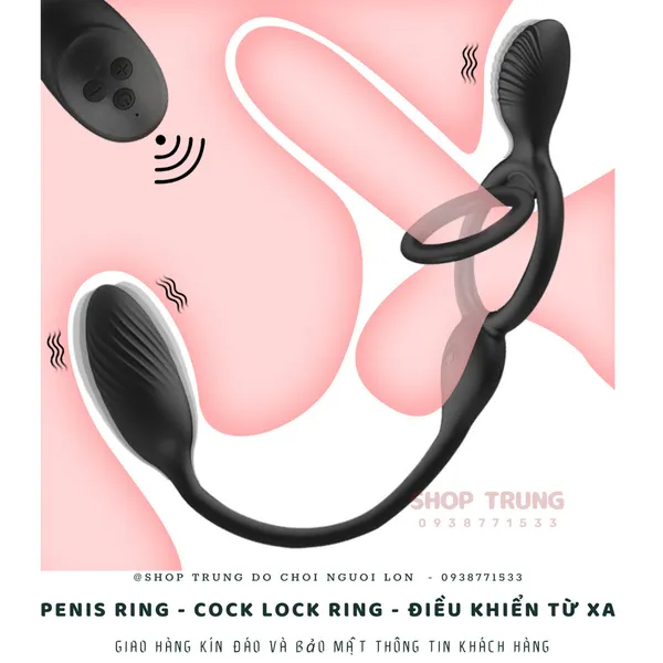 Penis Ring - Cock Lock Ring - Điều khiển từ xa