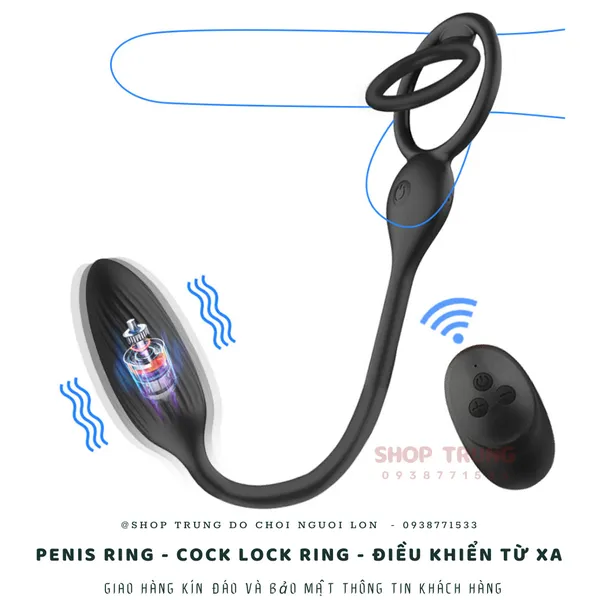 Penis Ring - Cock Lock Ring - Điều khiển từ xa