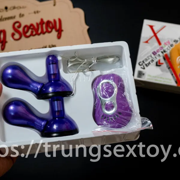 Kích thích vòng 1 với Crazy Beauty Vibrating Nipple Sucker