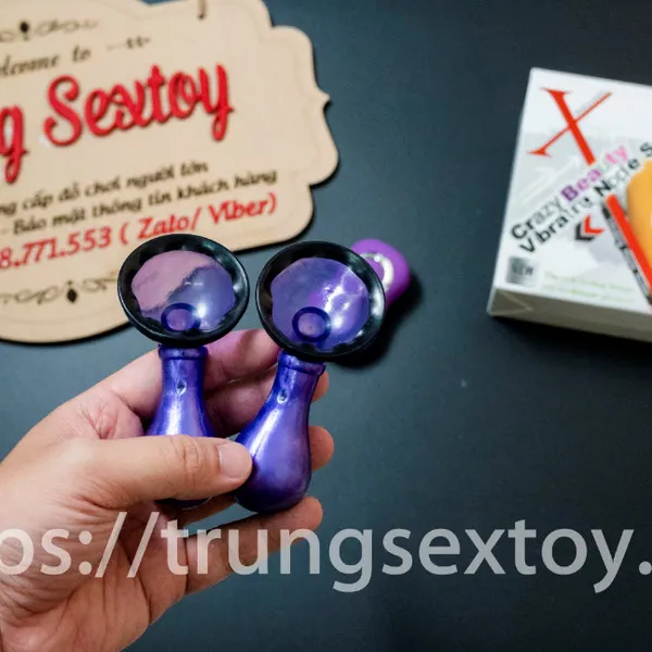 Kích thích vòng 1 với Crazy Beauty Vibrating Nipple Sucker