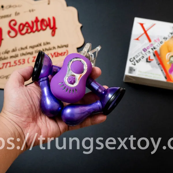 Kích thích vòng 1 với Crazy Beauty Vibrating Nipple Sucker