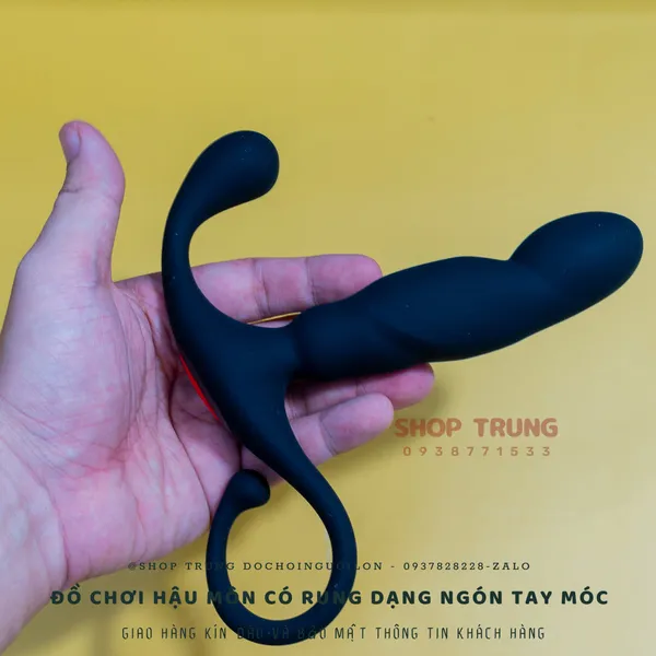 Đồ chơi dành cho hậu môn có rung dạng ngón tay móc