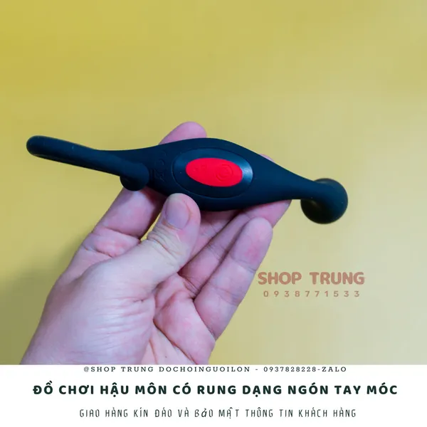 Đồ chơi dành cho hậu môn có rung dạng ngón tay móc
