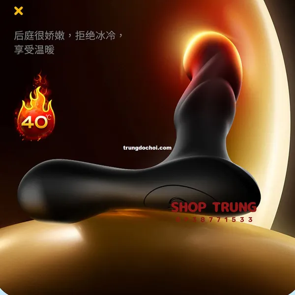Dụng cụ massage hậu môn tiện lợi, kết nối App điều khiển từ xa.