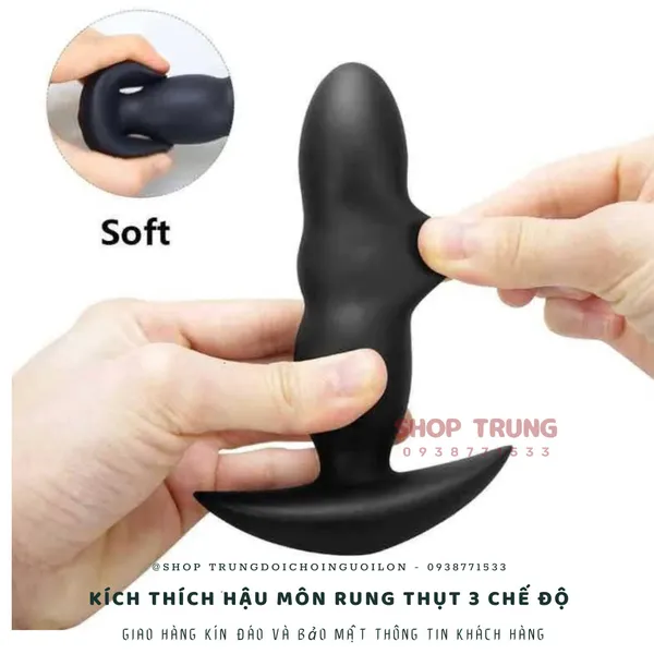 Dụng cụ Massage Hậu Môn Rung Thụt Cực Phê