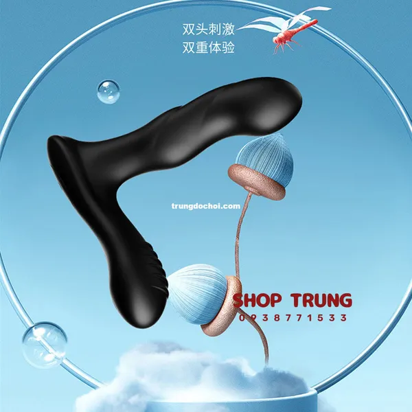 Dụng cụ massage hậu môn tiện lợi, kết nối App điều khiển từ xa.