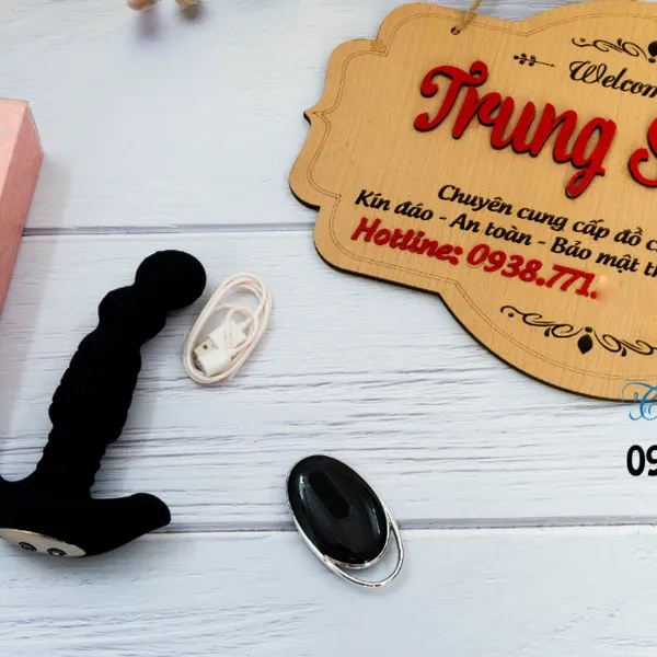 Kích Thích Hậu Môn Rung Xoay 360 Độ Điều Khiển Từ Xa