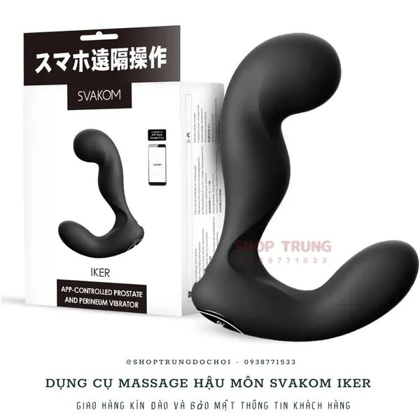 Trải nghiệm với dụng cụ massage hậu môn Svakom Iker
