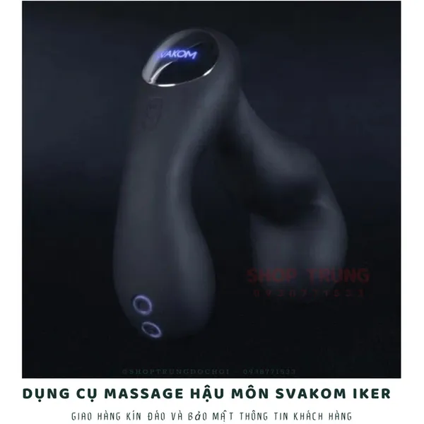 Trải nghiệm với dụng cụ massage hậu môn Svakom Iker