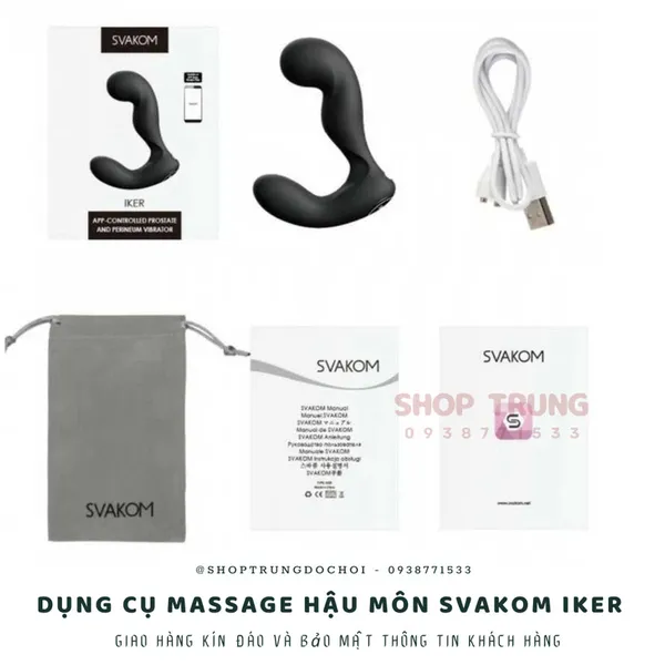 Trải nghiệm với dụng cụ massage hậu môn Svakom Iker