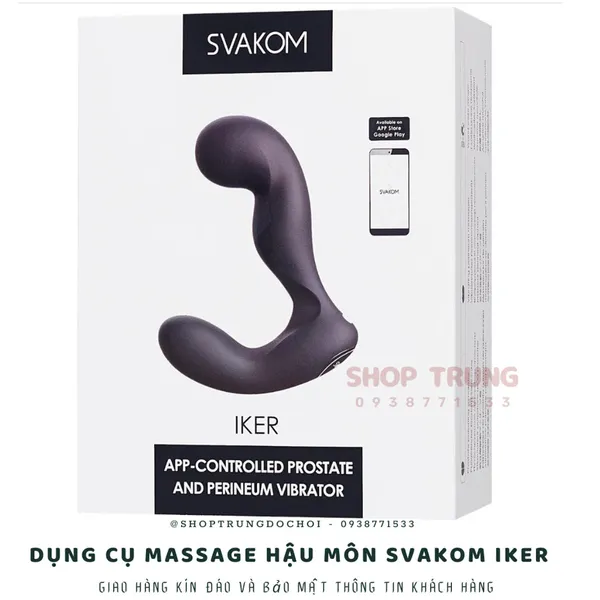 Trải nghiệm với dụng cụ massage hậu môn Svakom Iker
