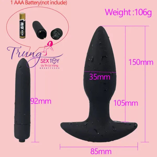Dụng Cụ Massage Hậu Môn Silicon Mềm Mịn Cầm Tay Chắc Chắn
