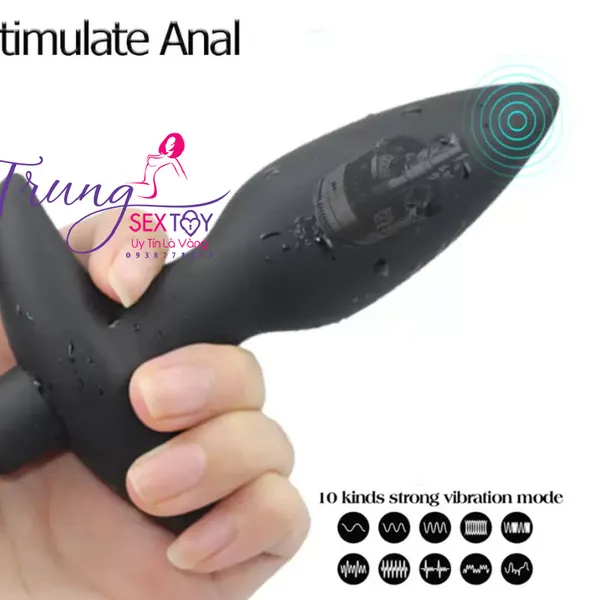 Dụng Cụ Massage Hậu Môn Silicon Mềm Mịn Cầm Tay Chắc Chắn